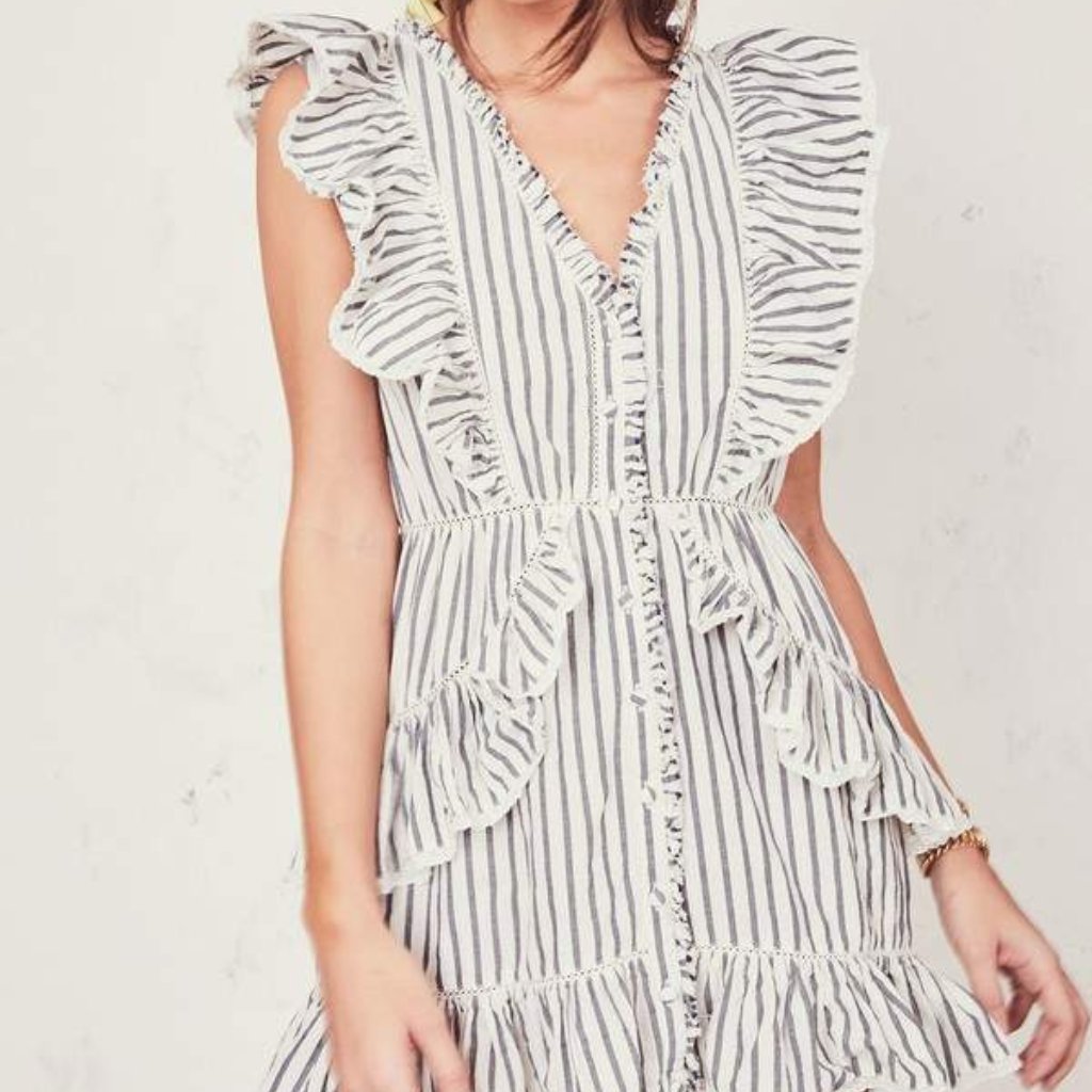 Loveshackfancy India Voile Dress Stripe 10